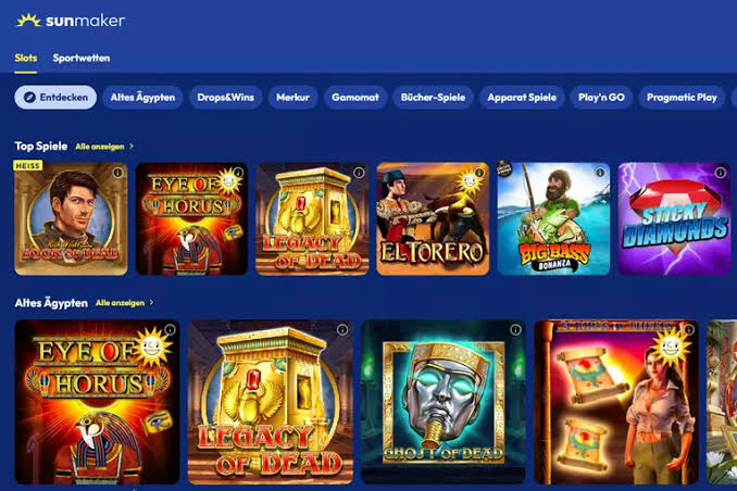 Sunmaker Casino – Website-Bewertung